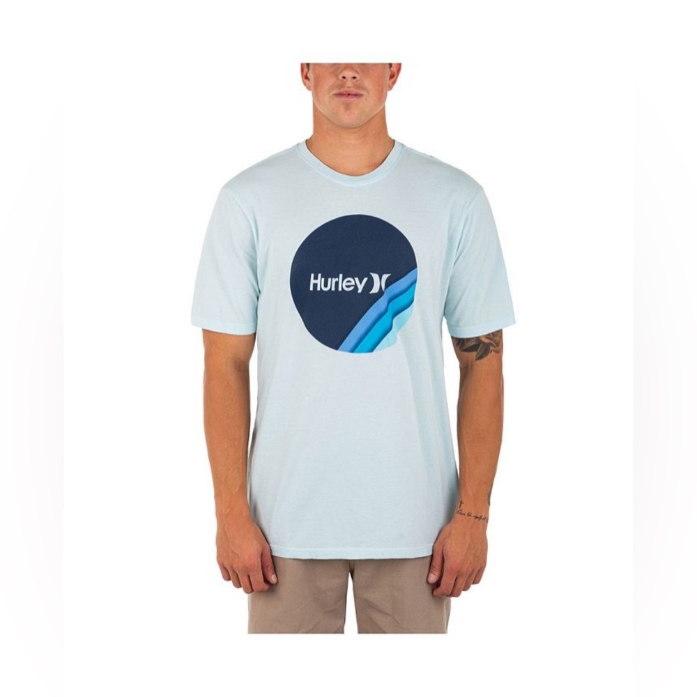 NWT! Hurley Everyday Washed Retro Circle Short Sleeve T Shirt Sz Medium